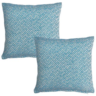 Plaid et jetés tissés bicolores