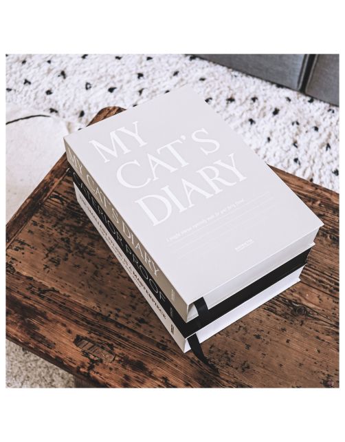 District 70 Caterior Coffee Table Book - Kattenspeelgoed - 36x25x6 cm Zwart