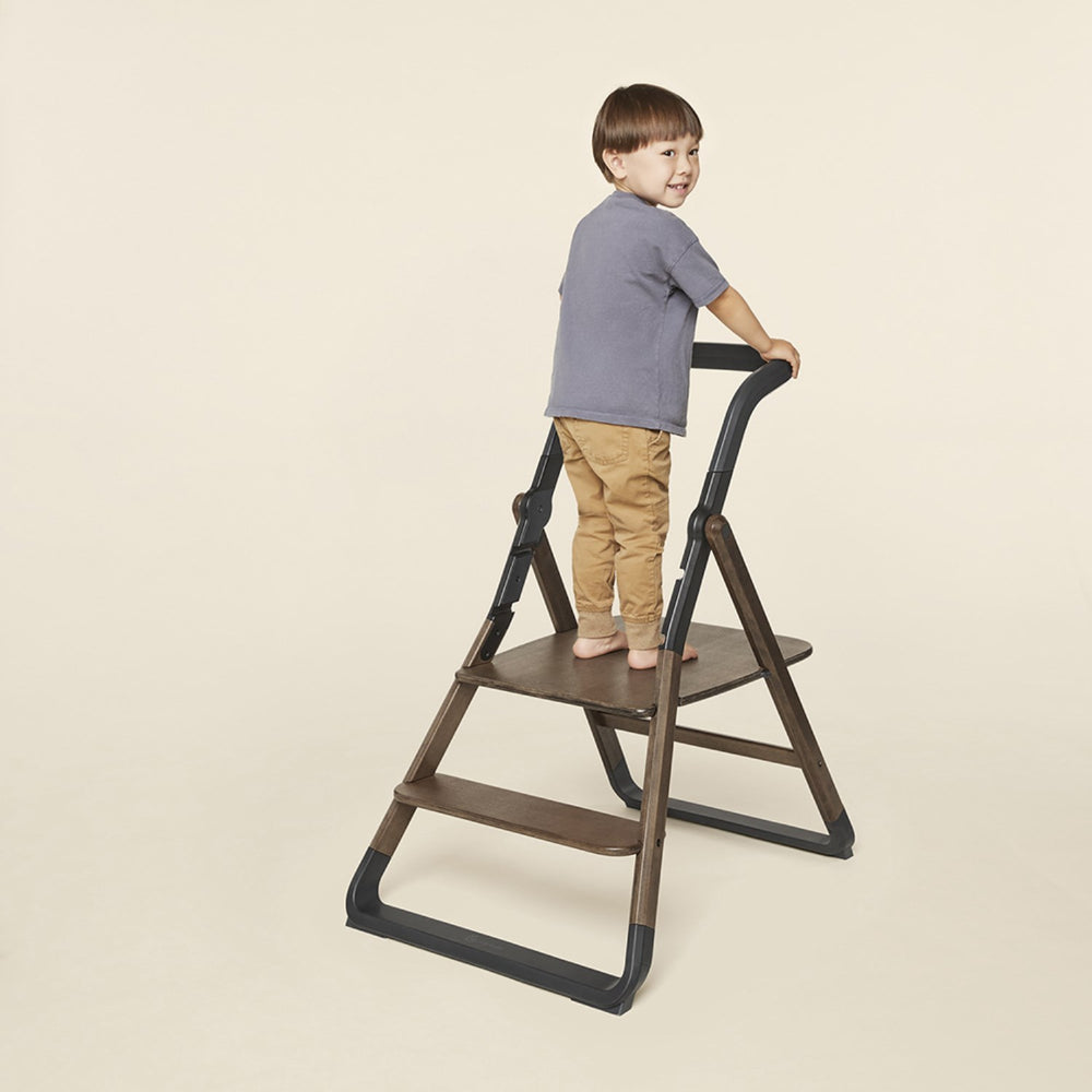 Køb Ergobaby Evolve Kitchen Helper Plade og Bøjle Dark Wood Black