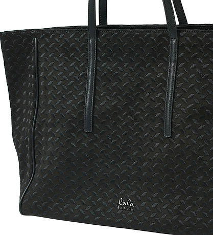 Lala Berlin Shopper -  East West Moira - Heritage Suede Black