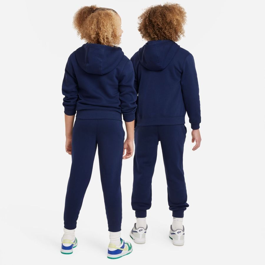 Nike Survêtement NSW Club Fleece - Bleu Marine/Blanc Enfant