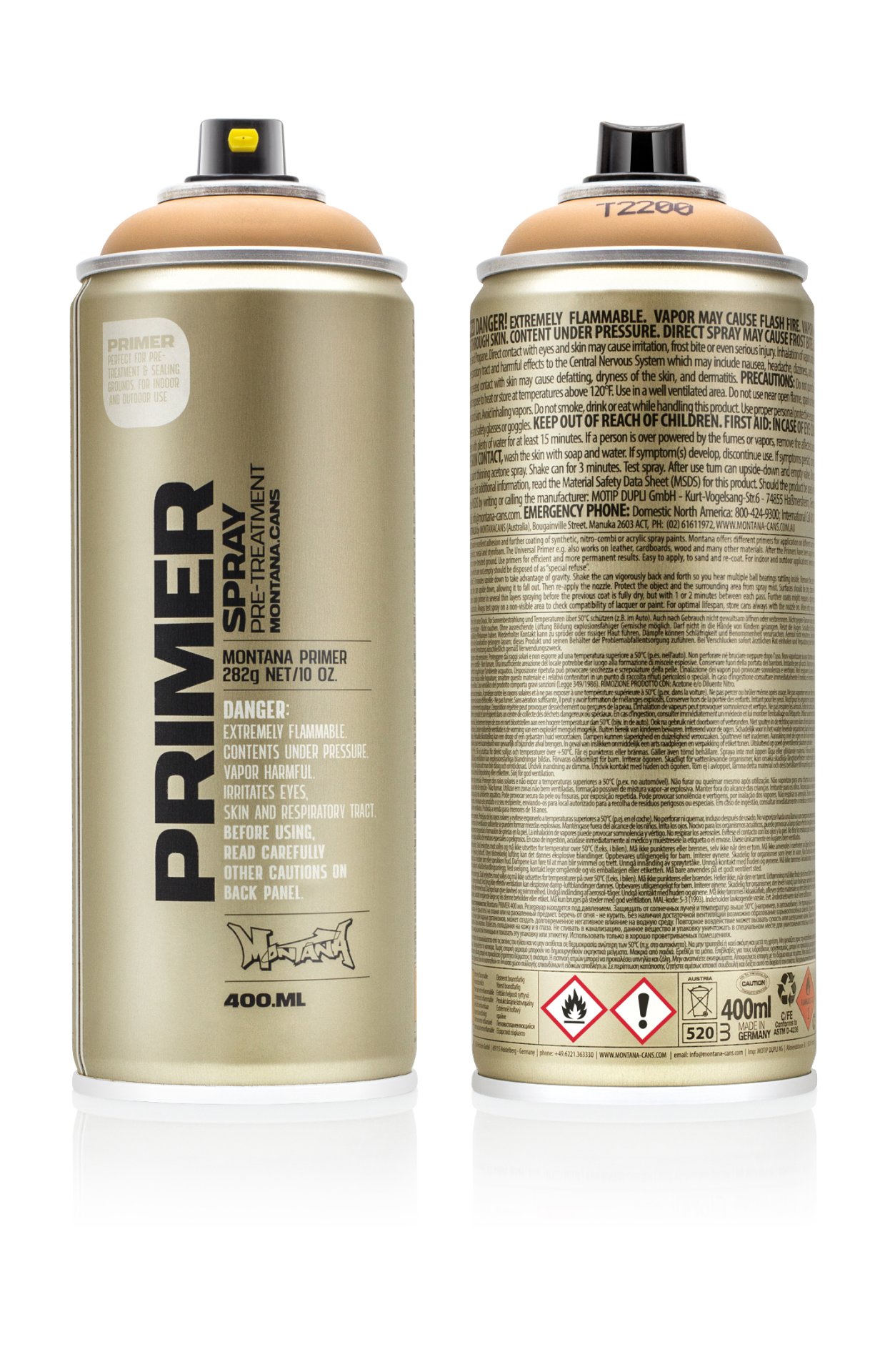 Montana Tech-Grundierungsspray Polystyrene Primer