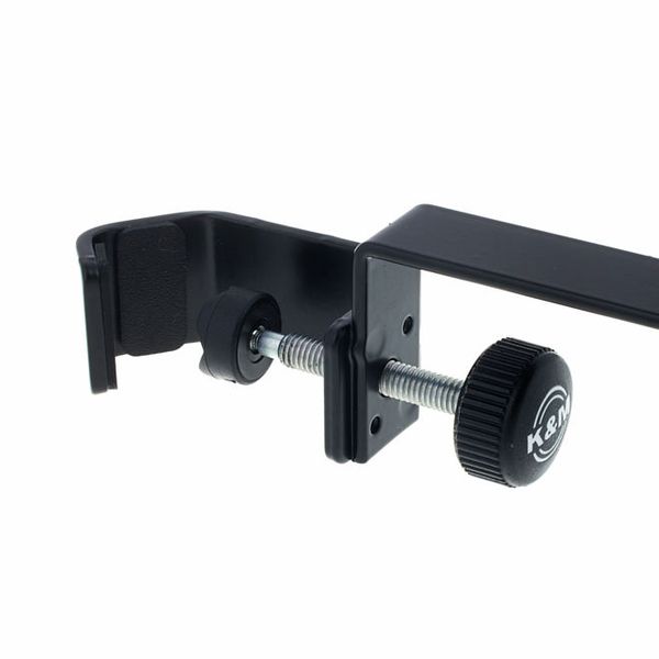 K&M 238 Mikrofon-Halteschiene schwarz