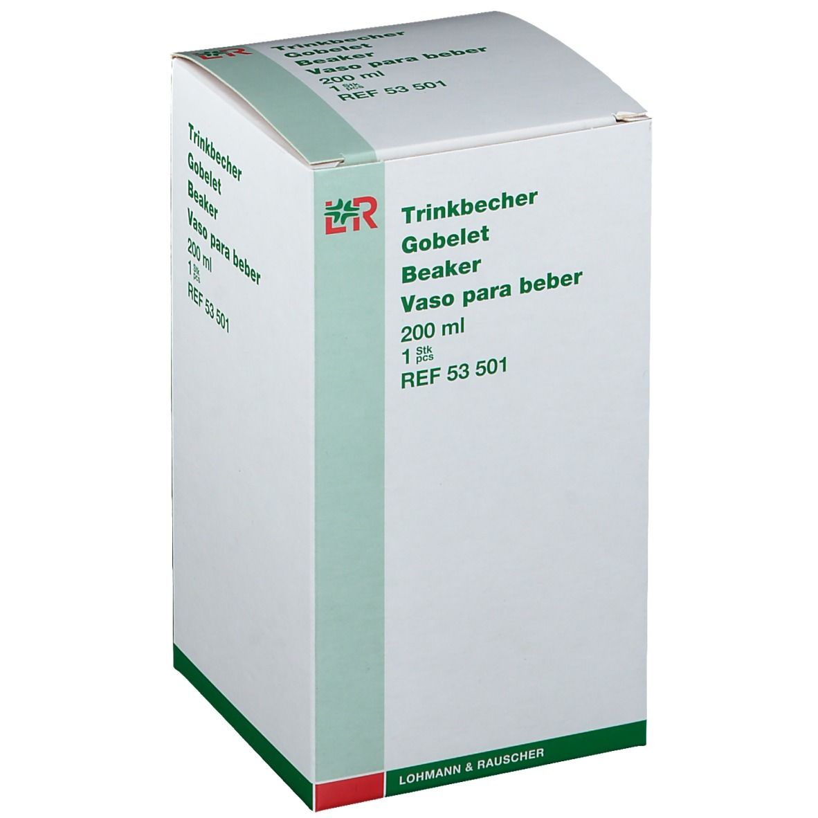 Trinkbecher mit 2 Deckeln