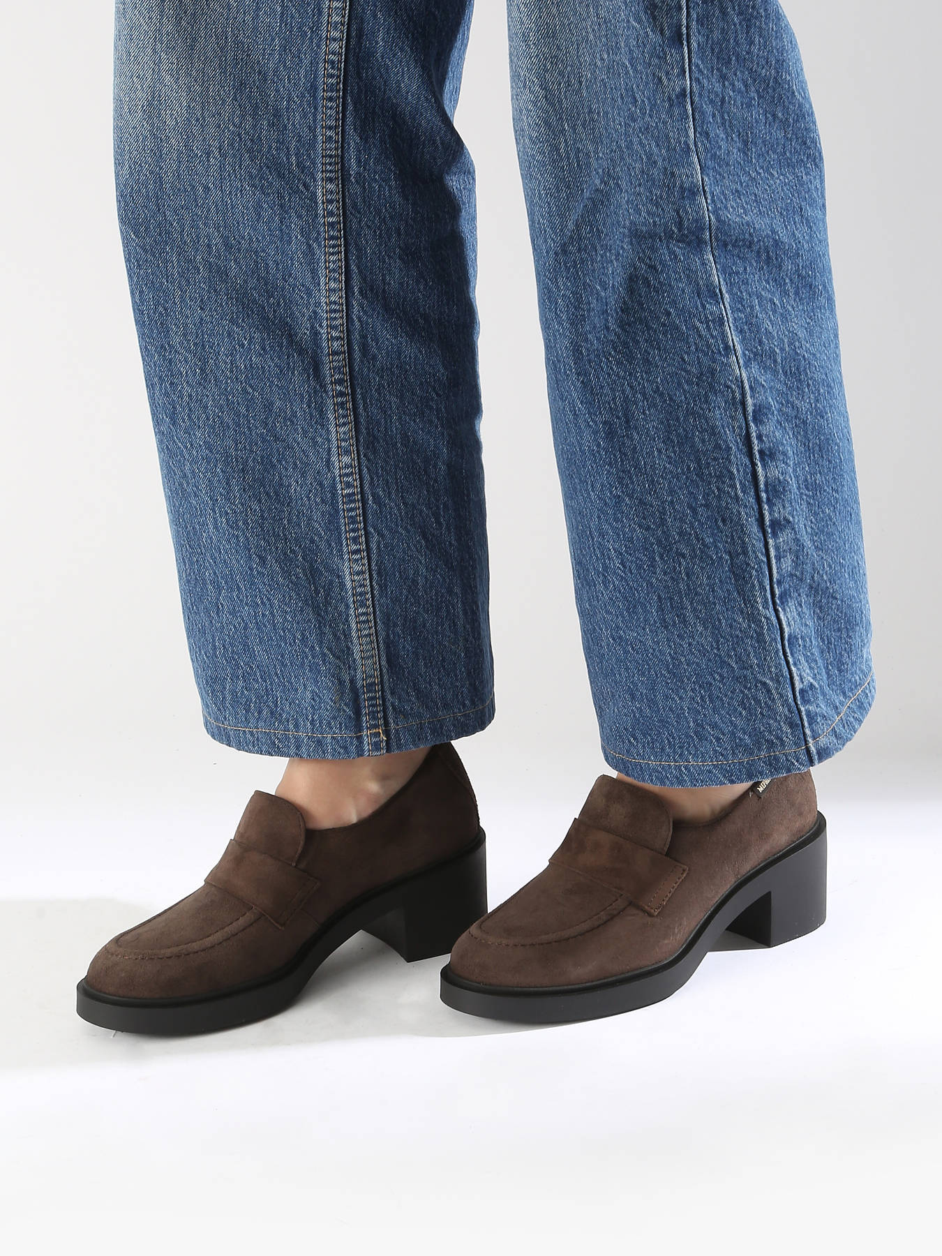 Mocassins  talon Pamelia en cuir MEPHISTO