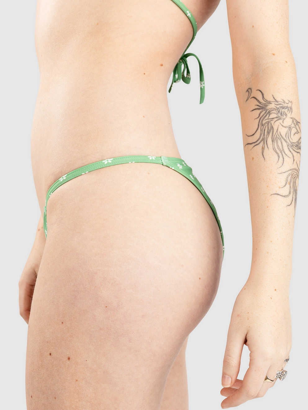 Hurley Marbella Tab Side Bikini Bottom peppermint