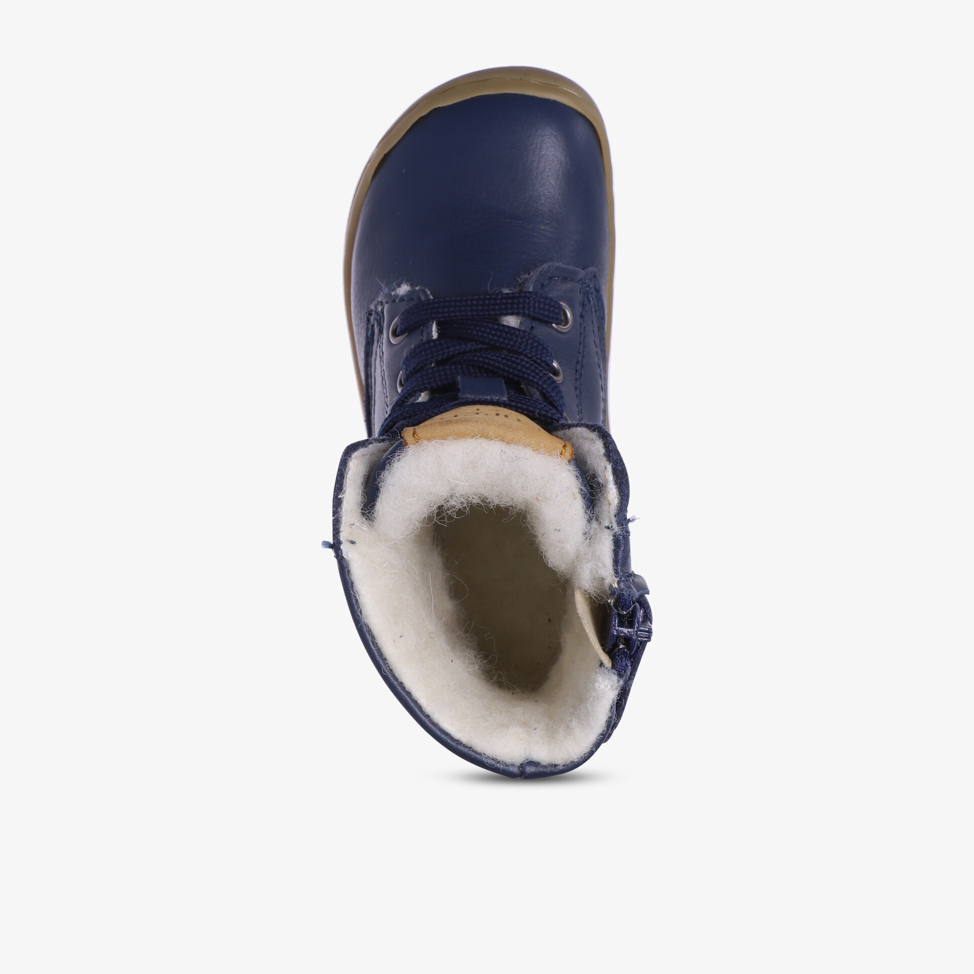 Lurchi Nuski Barefoot Winterstiefel blau