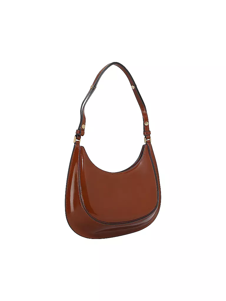 TORY BURCH Ledertasche - Henkeltasche ROBINSON SPAZZOLATO braun