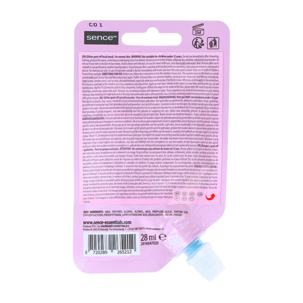 3x Sence Peel-Off Gezichtsmasker Galaxy28 gr