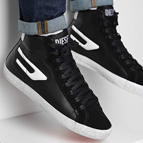 Baskets Leroji Mid Y02742-PR663 Black White