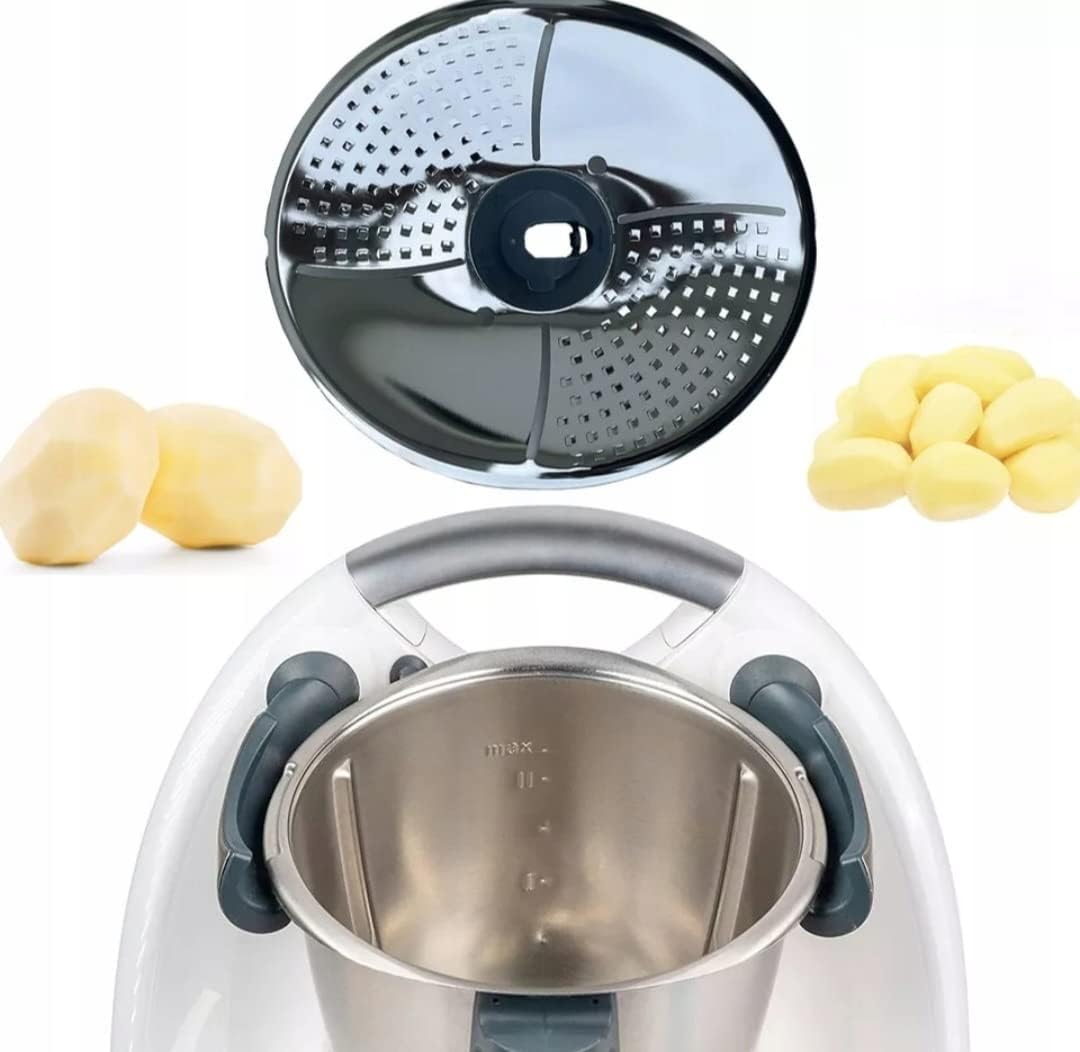 Thermomix TM6 + Kartoffelschälaufsatz + Gemüsereibe - Großes Set (Schwarz), Thermomix TM6 Czarny