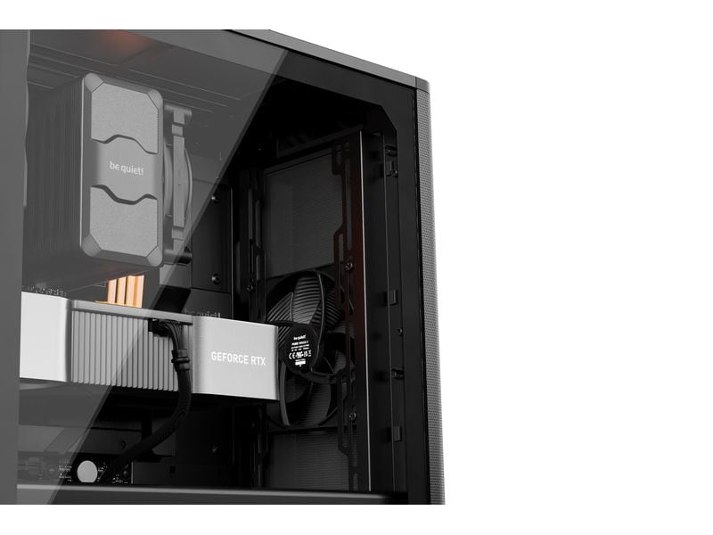 be quiet! PC-Gehäuse Pure Base 501 Airflow Window Schwarz Vielseitiges ATX-Gehäuse mit Seitenfenster