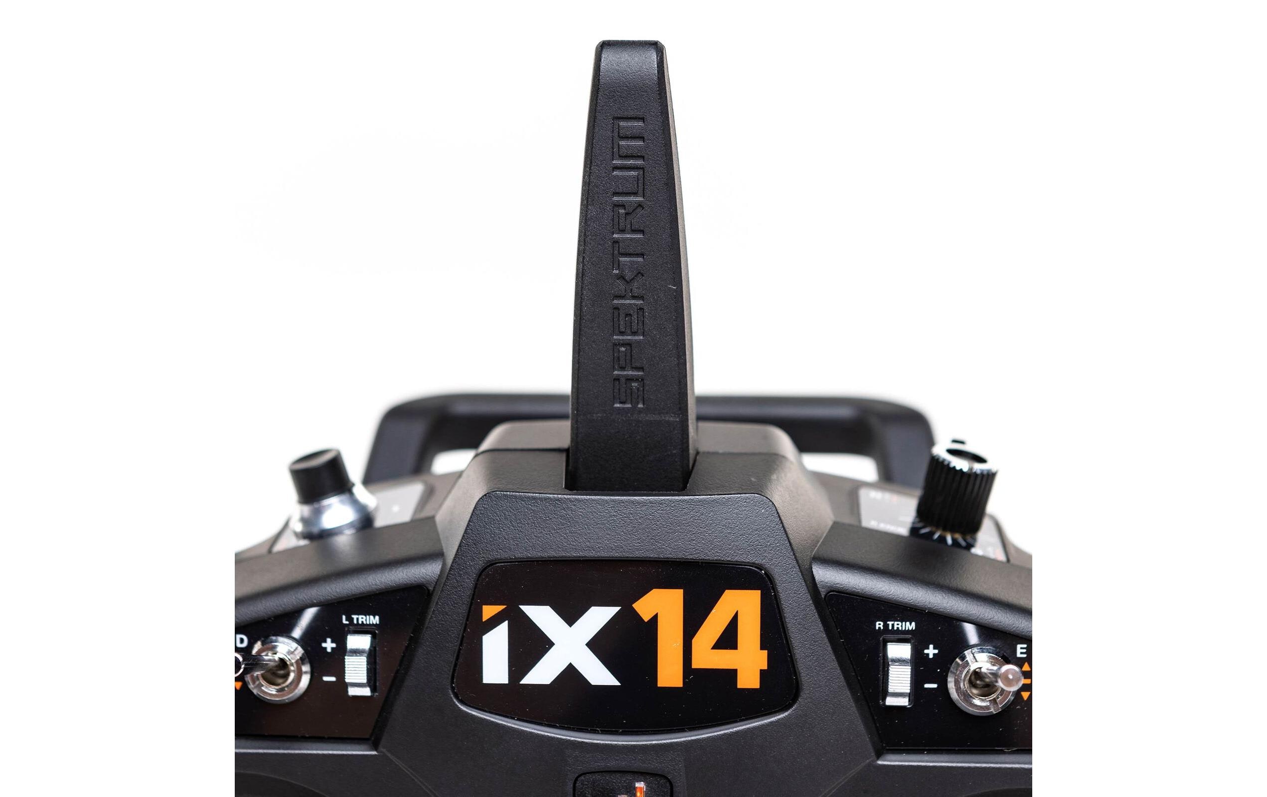 Fernsteuerung iX14 DSMX 14 Kanal (nur Sender)<br>Professioneller 14-Kanal Sender für Flugmodelle