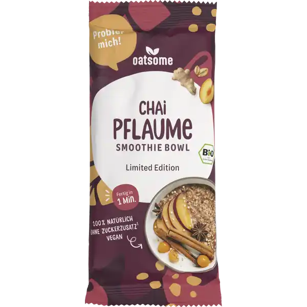 Bio Smoothie Bowl Chai Pflaume