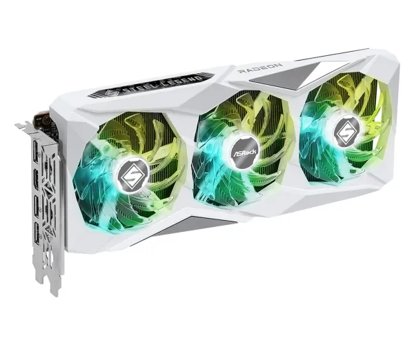 ASRock Radeon RX 7600 Steel Legend 8GB OC - Graphics Cort - Radeon RX 7600 - 8 GB GDDR6 - PCIe 4.0 - HDMI, 3 x DisplayPort