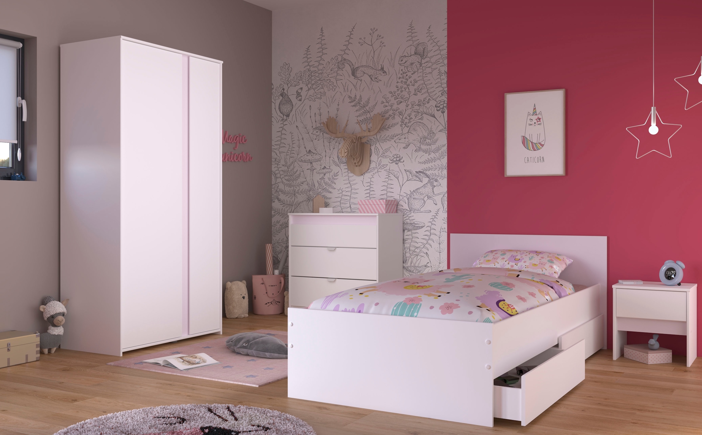 Parisot Jugendzimmer-Set »Pirouette« Set, 5 Stk. tlg.