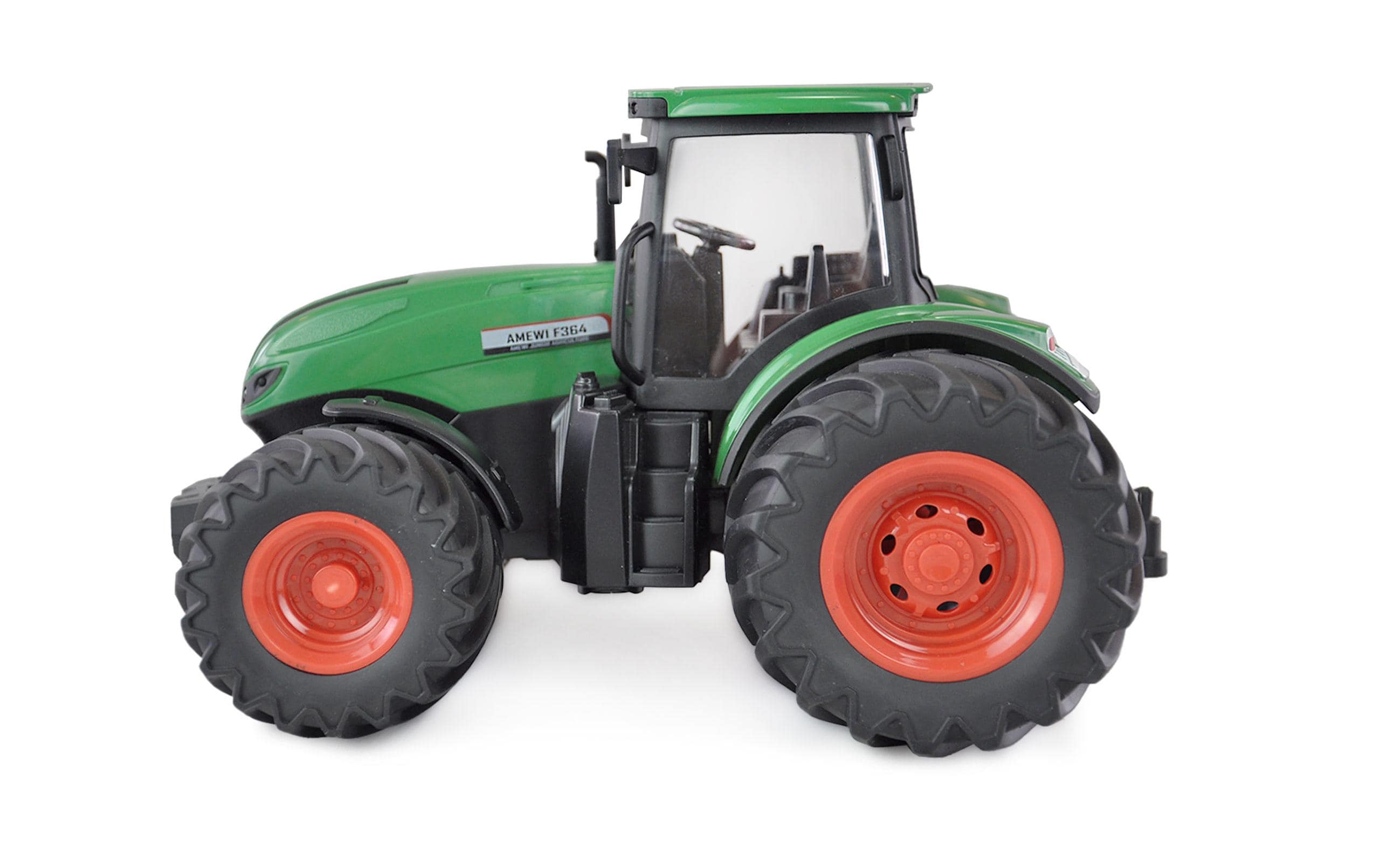 Traktor mit Grubber, Grün 1:24, RTRFerngesteuerter Traktor mit Licht und Sound