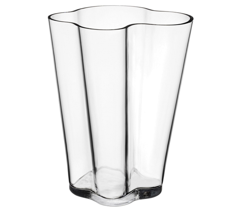 Iittala Alvar Aalto vaas 27cm helder