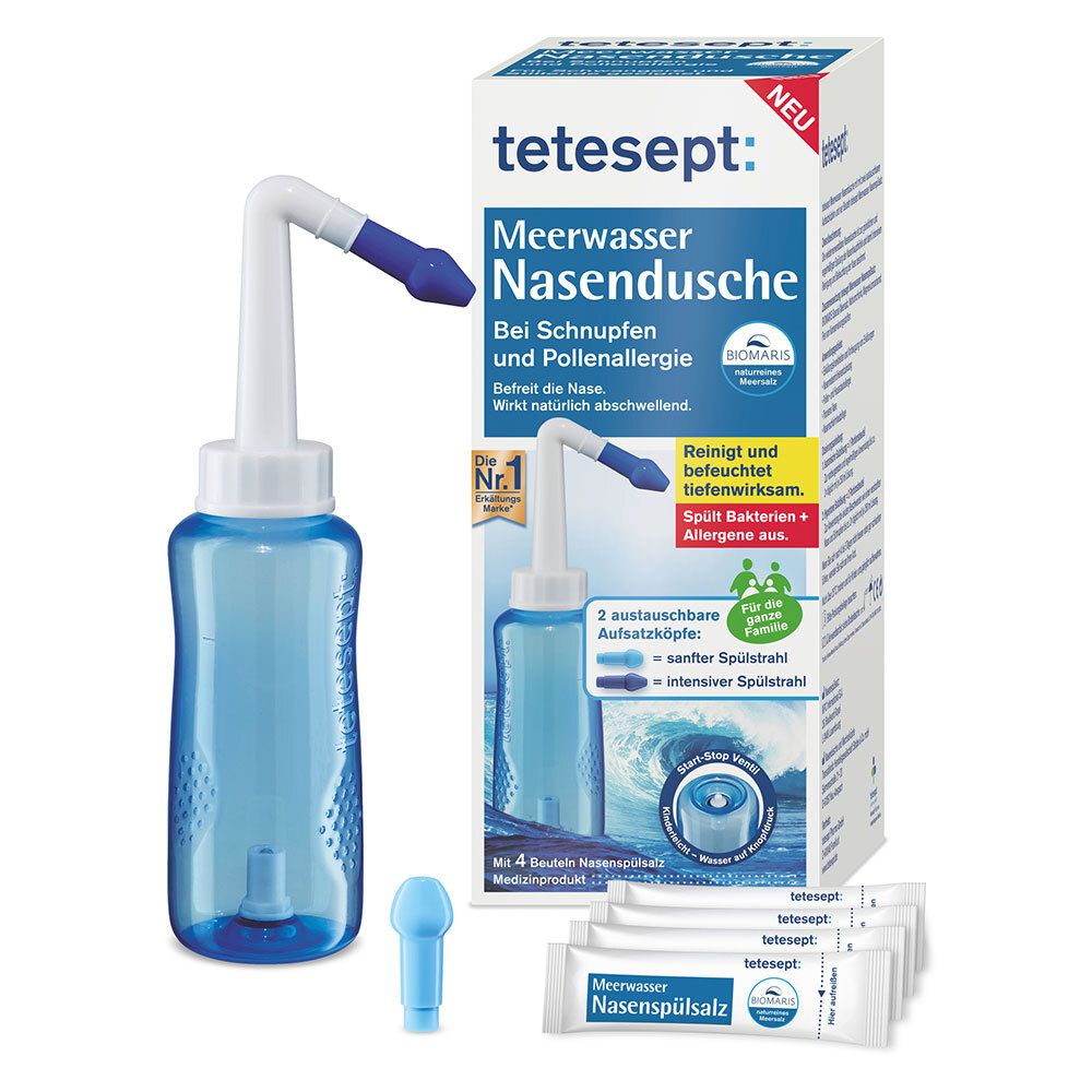 tetesept® Meerwasser Nasendusche