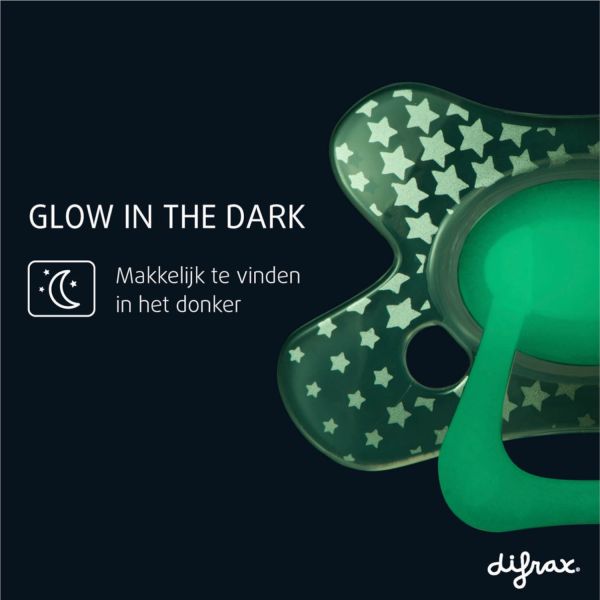 Difrax Dental Fopspeen Nacht 18  Mnd
