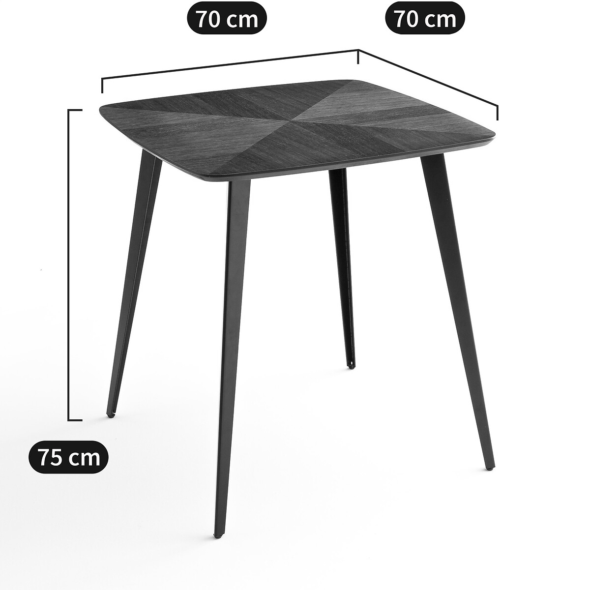 LA REDOUTE INTERIORS<br>Mesa bistrô vintage 2 pers. Watford
