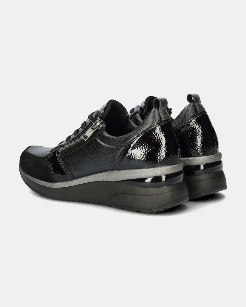 Remonte Lage sneakers  - zwart