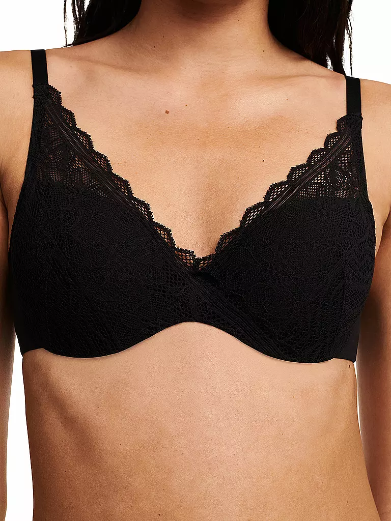 CHANTELLE BH mit Bügel FLORAL TOUCH schwarz schwarz