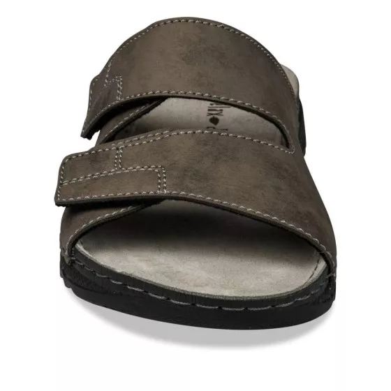 Mules GRIS GREEN RELAX
