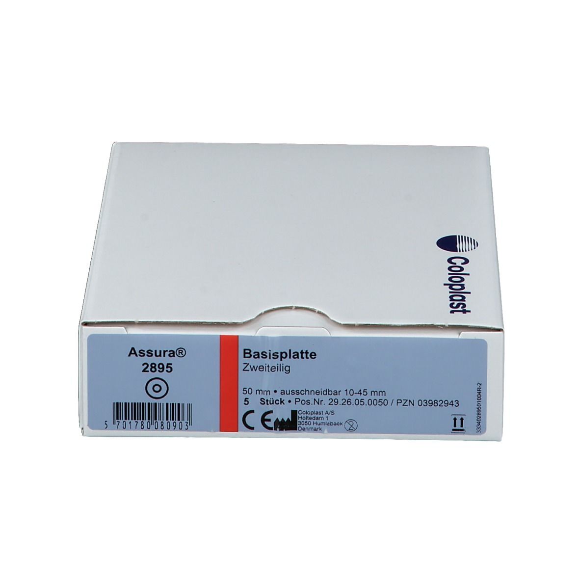 ASSURA® Basisplatte plan 10-45mm Rastring 50mm