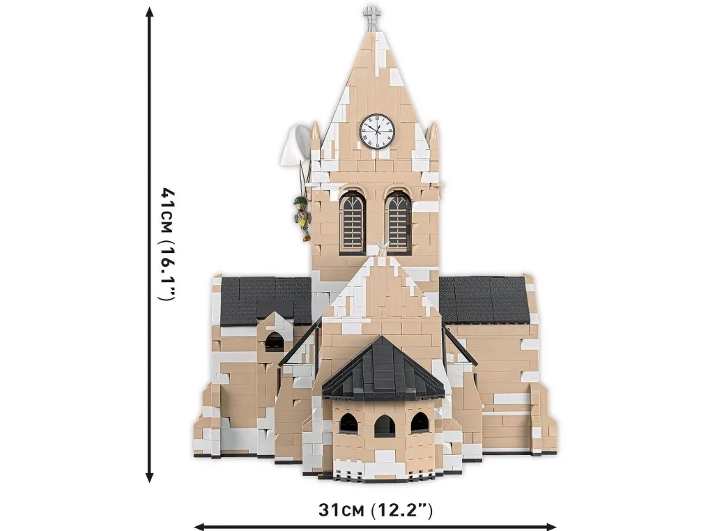 COBI Sainte-Mère-Église Church, Byggesten, 10 År, 2280 stk