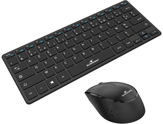 BLUESTORK - Clavier souris sans fil Pack Mini noir FR