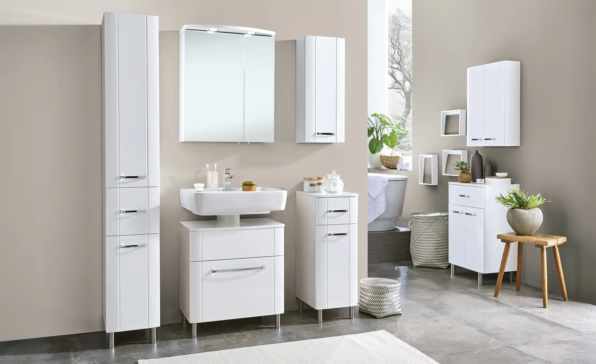 calmo2go Bad-Wandschrank Trio