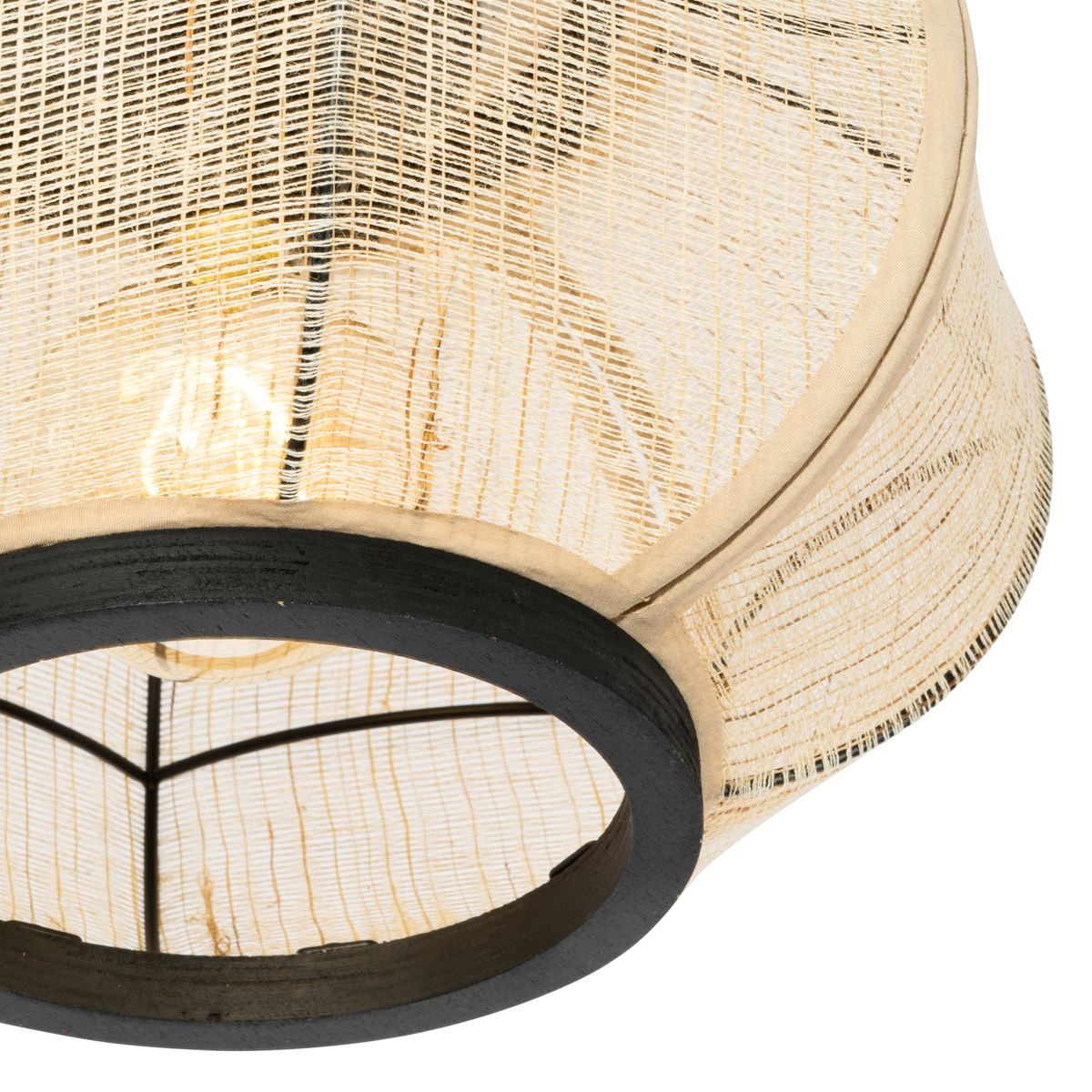 Oosterse plafondlamp bruin - Rob