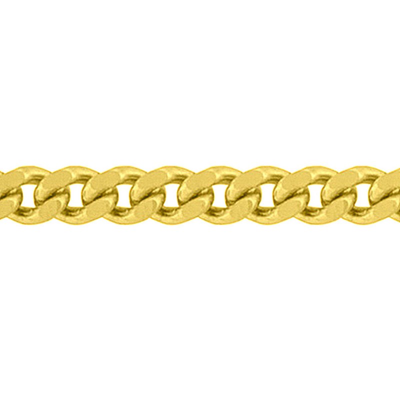 Chaîne Chaine longue homme 70 cm maille Gourmette en plaqué or 70cm 1,6mm