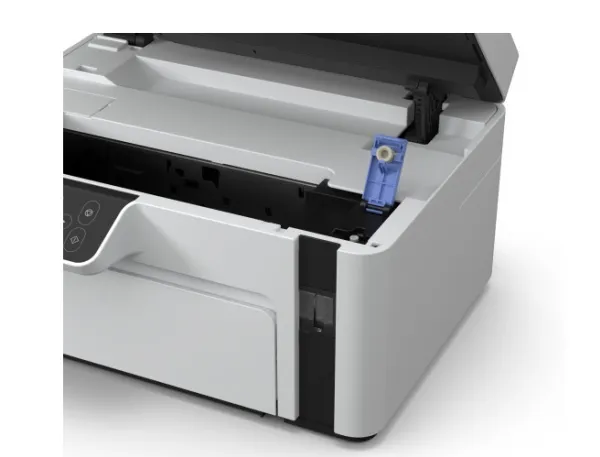 Epson EcoTank ET-M2120 - Multifunktionsprinter - S/H - blækprinter - A4/Legal (medie) - op til 15 spm (udskriver) - 150 ark - USB, Wi-Fi - hvid