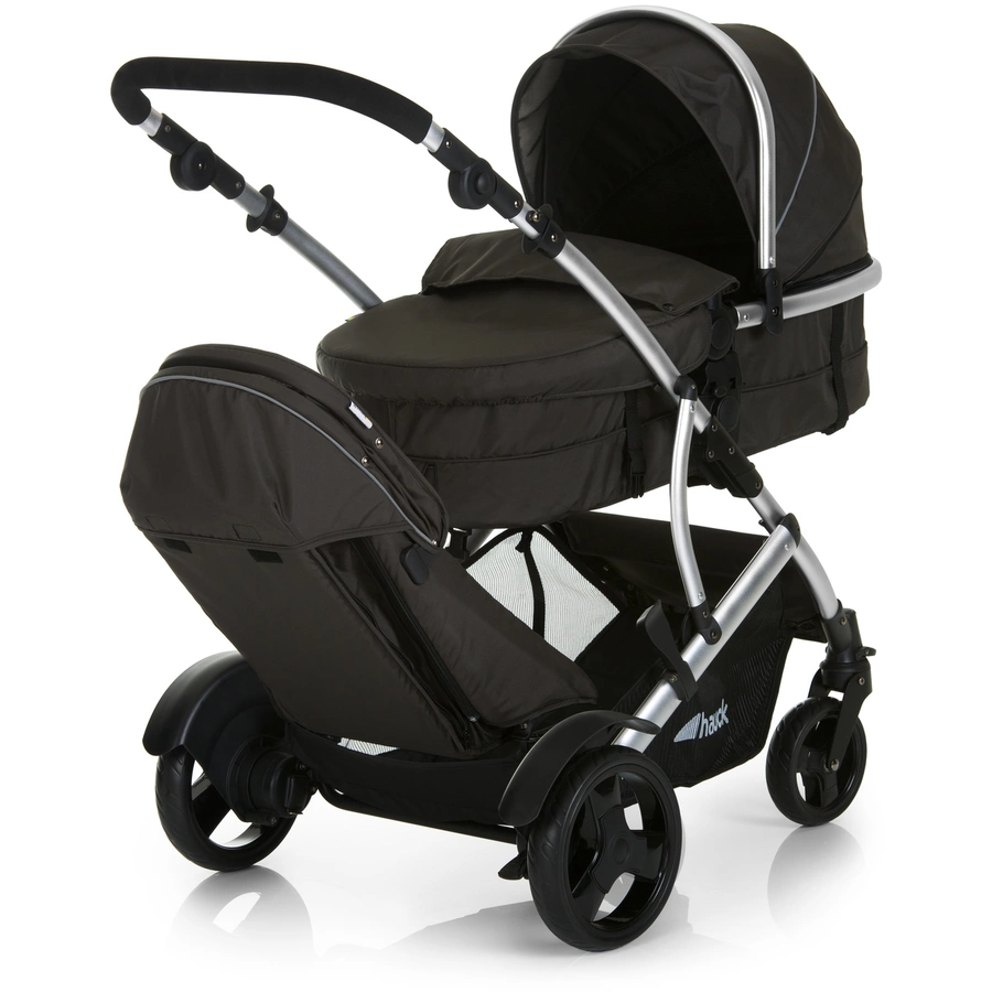 hauck Geschwisterwagen Duett 2 BlackForest