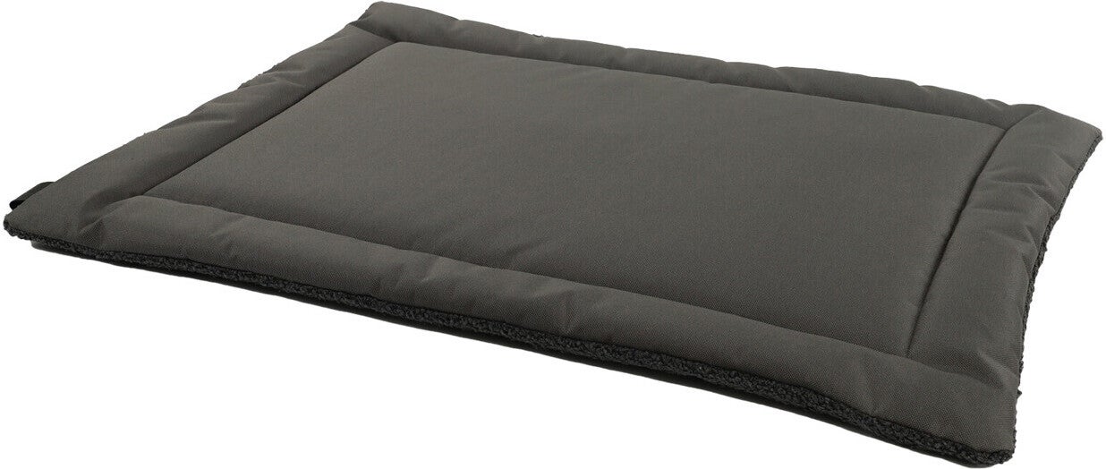 Overseas Petlife benchkussen Teddy antraciet 60 x 45 x 2 cm