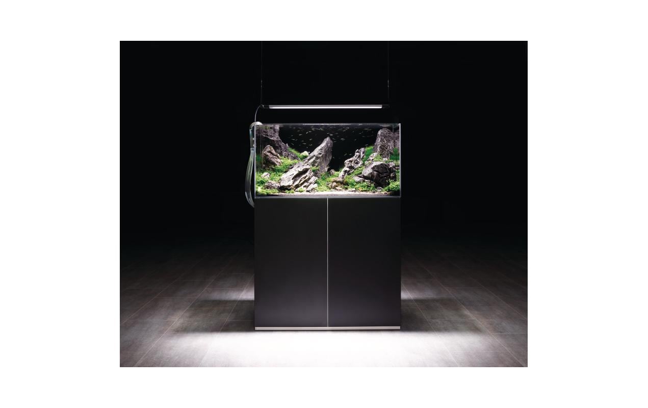 Aquarienkombination ScaperLine 90, Schwarz, 180 l<br>ScaperLine Aquarien aus Optiwhite-Glas mit Unterschrank