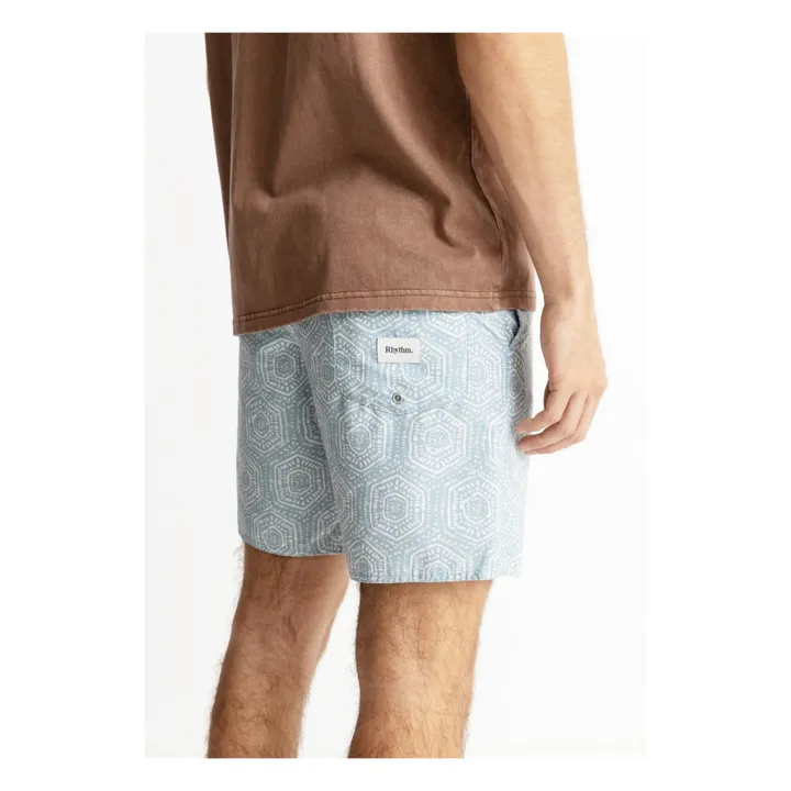 Rhythm Short de Bain Gleam Fibres Recyclées | Bleu