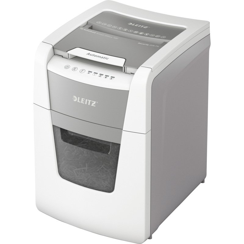 Destructeur Leitz IQ Auto+ Small Office 100 - coupe croisée