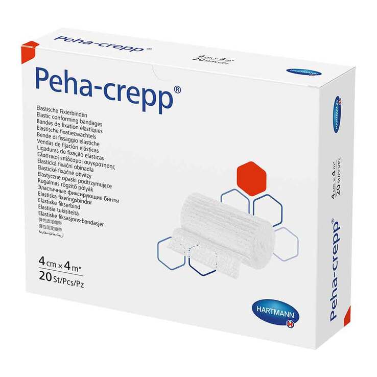 Peha Crepp Fixierbinde 4 cm x 4 m, 20 St