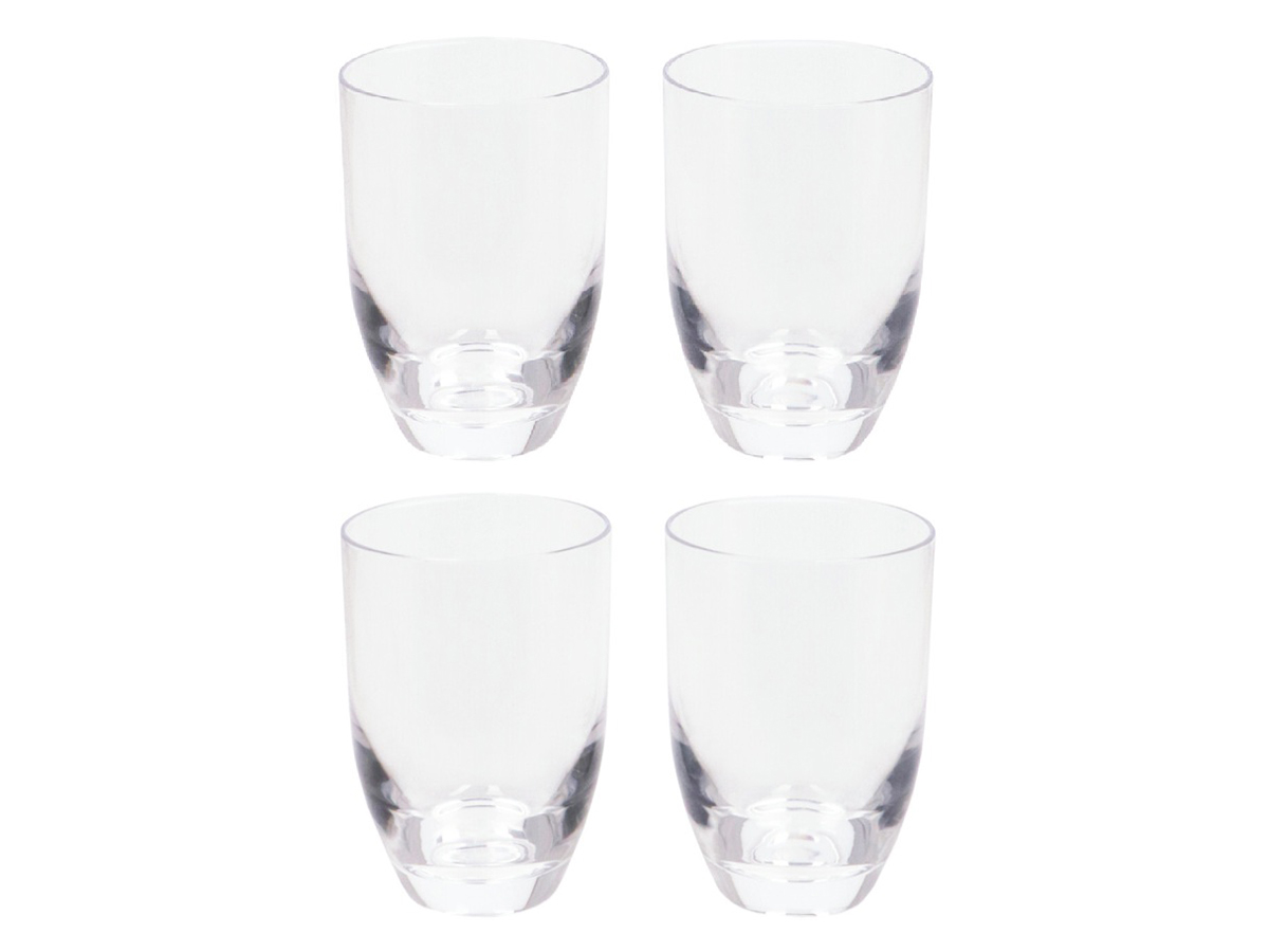 Travellife Feria clear drinkglas - Set van 4