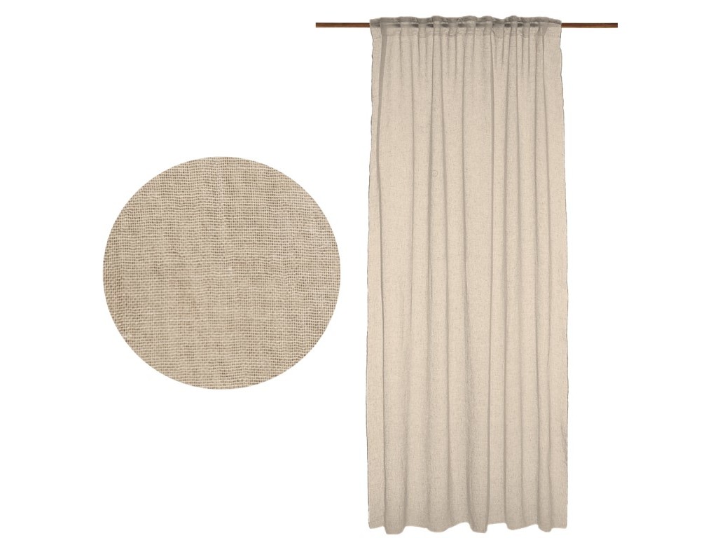 CORTINADO SMILE BEGE 140X240CM