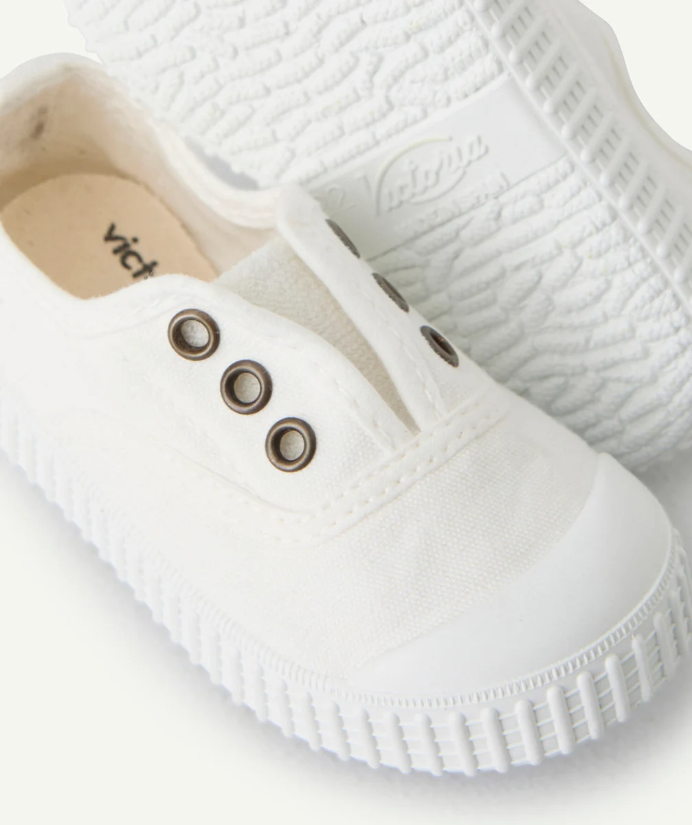 VICTORIACHAUSSURES EN TOILE DE FIBRES RECYCLÉES BLANCHES