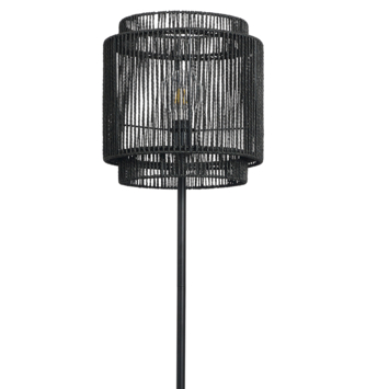Vloerlamp James zwart 150cm x Ø35cm
