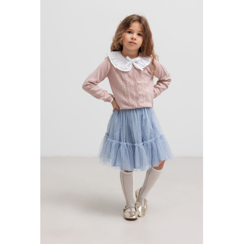 Køb MarMar Modal Mix Cable Faded Rose Totti Strik Cardigan