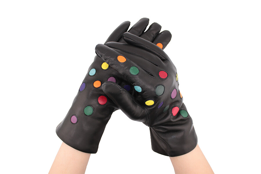 Glove Snowball black multicolor