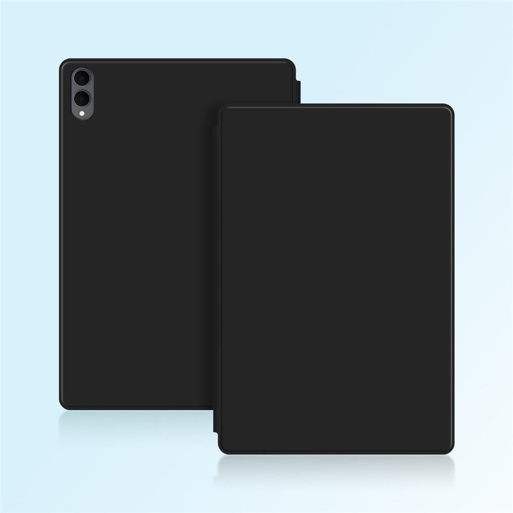 Samsung Galaxy Tab S11 Ultra Smart Cover Flip Case Leder Tasche Schutzhülle Magnetcover   S-Pen Halterung - Schwarz