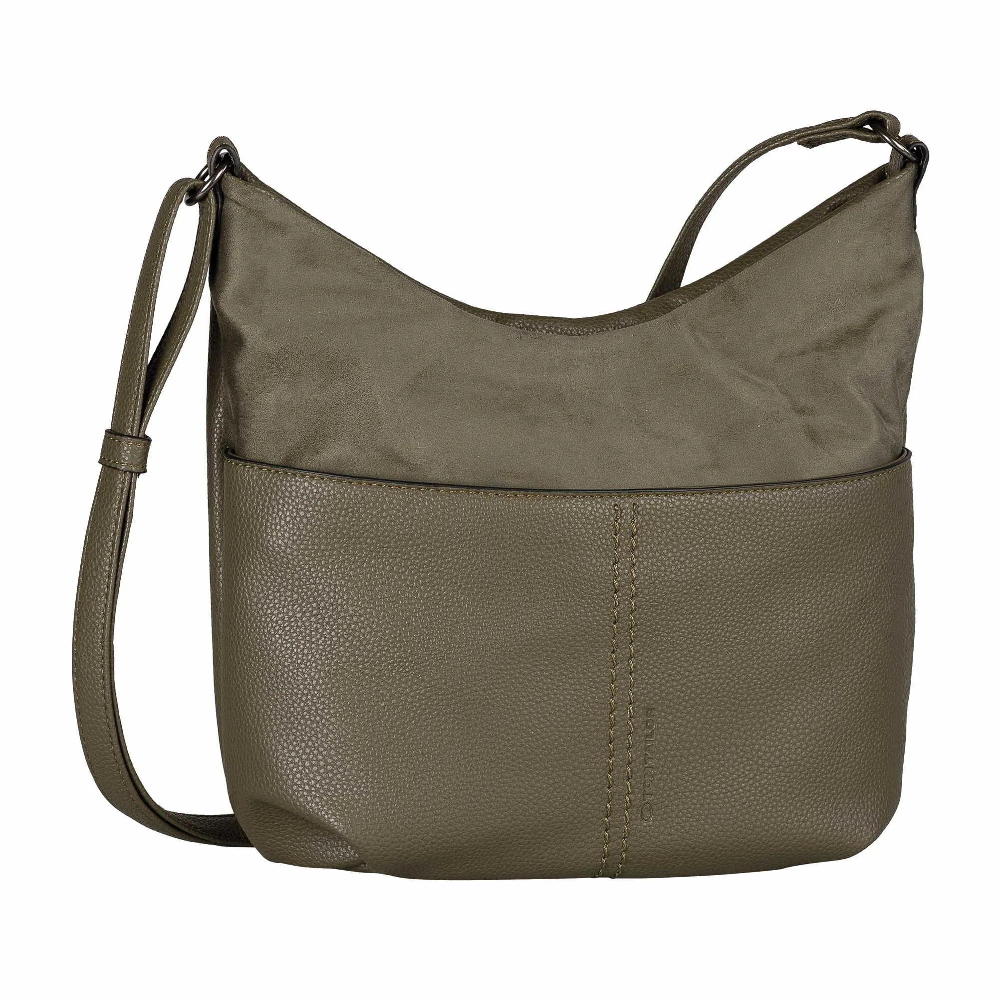 TOM TAILOR Beuteltasche Khaki Lederimitat