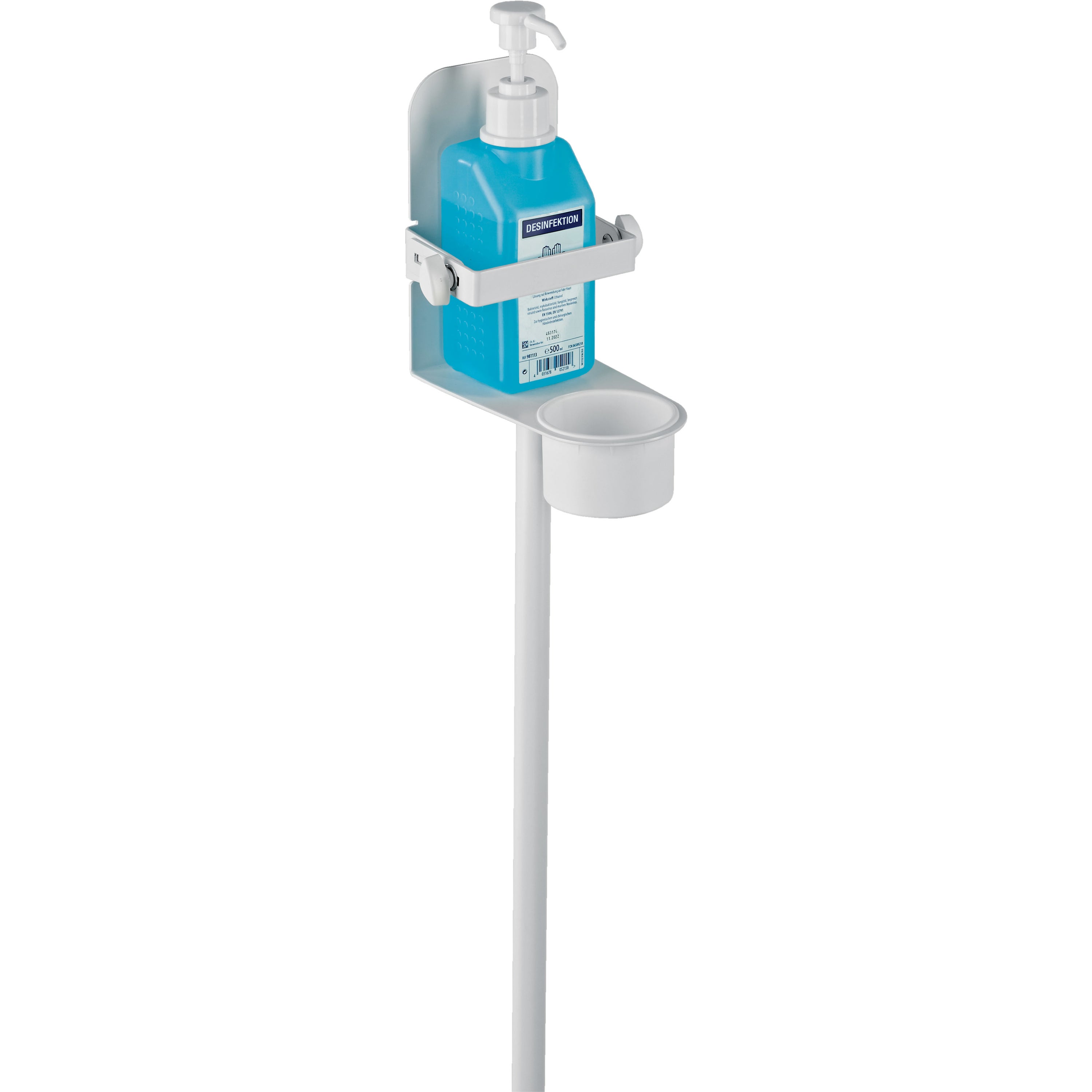 Konig & Meyer 80310 standaard voor desinfectiemiddel (pure white)